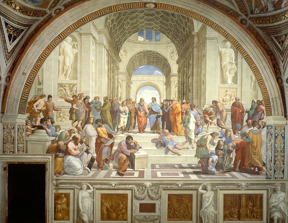 Saeid Aliyoun (@saeidaliyoun) on Twitter photo ‘The unexamined life is not worth living,’ said Socrates.
On World Book and Copyright Day, I pay homage to all those bright minds who lanterned me out of the heart of darkness by teaching me how to ask Questions.
#WorldBookandCopyrightDay
<a href="/UNESCO/">UNESCO 🏛️ #Education #Sciences #Culture 🇺🇳</a>
📚
🎨Scuola di Atene-Raffaello ‘The unexamined life is not worth living,’ said Socrates.
On World Book and Copyright Day, I pay homage to all those bright minds who lanterned me out of the heart of darkness by teaching me how to ask Questions.
#WorldBookandCopyrightDay
<a href="/UNESCO/">UNESCO 🏛️ #Education #Sciences #Culture 🇺🇳</a>
📚
🎨Scuola di Atene-Raffaello