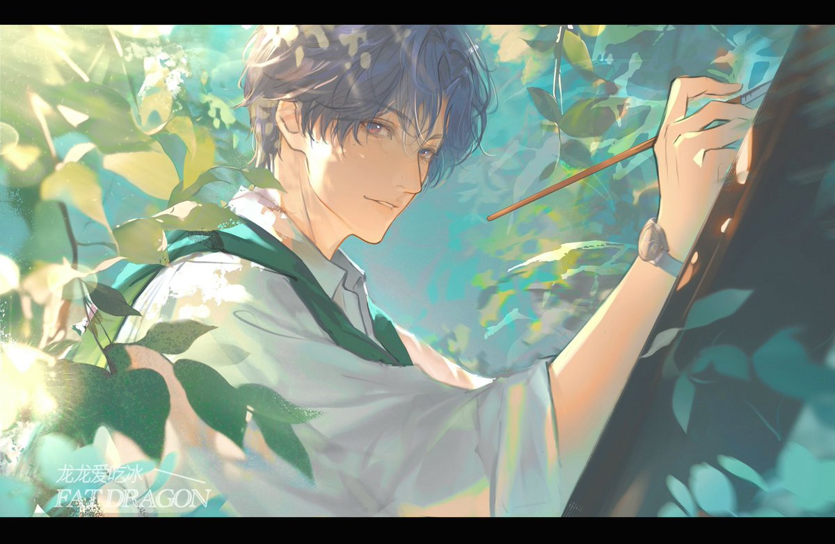 Fatdragon96's tweet image. Spring🌿☀️
#恋と深空 #ホムラ #LoveandDeepspace #Rafayel #祁煜