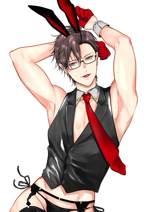 完全に趣味絵私は無類のバニー好きなんだ・・・!もう少し下まで描いてたんだけど・・・いつか支部にでもあげますタブン 