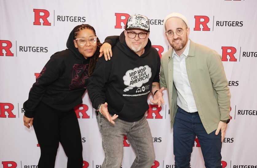 MannyFaces's tweet photo. What a joy to visit @RutgersU each Spring to mentor, but also learn from, my incredible Hip Hop Youth Research and Activism Conference family. 

An academic and performance-based conference organized by undergrads which focuses on the ways in which Hip Hop culture -- the REAL and COMPLETE Hip Hop culture -- is more potent and powerful than ever at finding ways to add joy to the world, and fuel the ongoing fight for social justice.

Shouts to the program founder, the inimitable Lauren Kelly aka @djdutchesss, all the other advisors, and especially, the @hhyrac crew.

Special shouts to the good homie @Kembaland who I've known and admired for quite some time, who I had the priviledge and honor of interviewing for the keynote fireside chat.

When I hear "Hip Hop," THIS is what I think of. The work continues to make sure the rest of the world does too. Thanks to the HHYRA, we're one step closer.