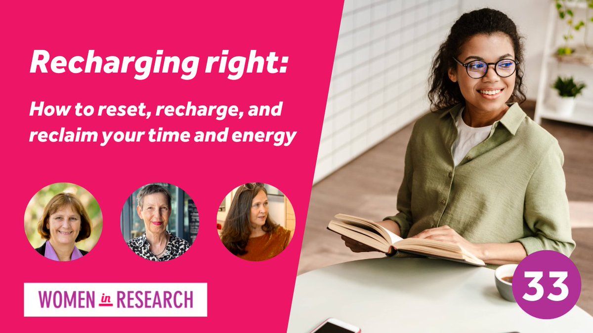 Women in Research (Australia) (@womenresearchau) on Twitter photo What if your best ideas come not from doing more, but from recovering well?
Join our upcoming #webinar with Profs <a href="/Sharonkparker/">Sharon parker</a> (<a href="/CurtinUni/">Curtin University</a>), Sabine Sonnentag (Uni Mannheim) and Sarah Pink (<a href="/MonashUni/">Monash University</a>).
π
Thu 8 May
π 3pm - 4pm AWST
π Register: womeninresearch.org.au/event-details/β¦ What if your best ideas come not from doing more, but from recovering well?
Join our upcoming #webinar with Profs <a href="/Sharonkparker/">Sharon parker</a> (<a href="/CurtinUni/">Curtin University</a>), Sabine Sonnentag (Uni Mannheim) and Sarah Pink (<a href="/MonashUni/">Monash University</a>).
π
Thu 8 May
π 3pm - 4pm AWST
π Register: womeninresearch.org.au/event-details/β¦