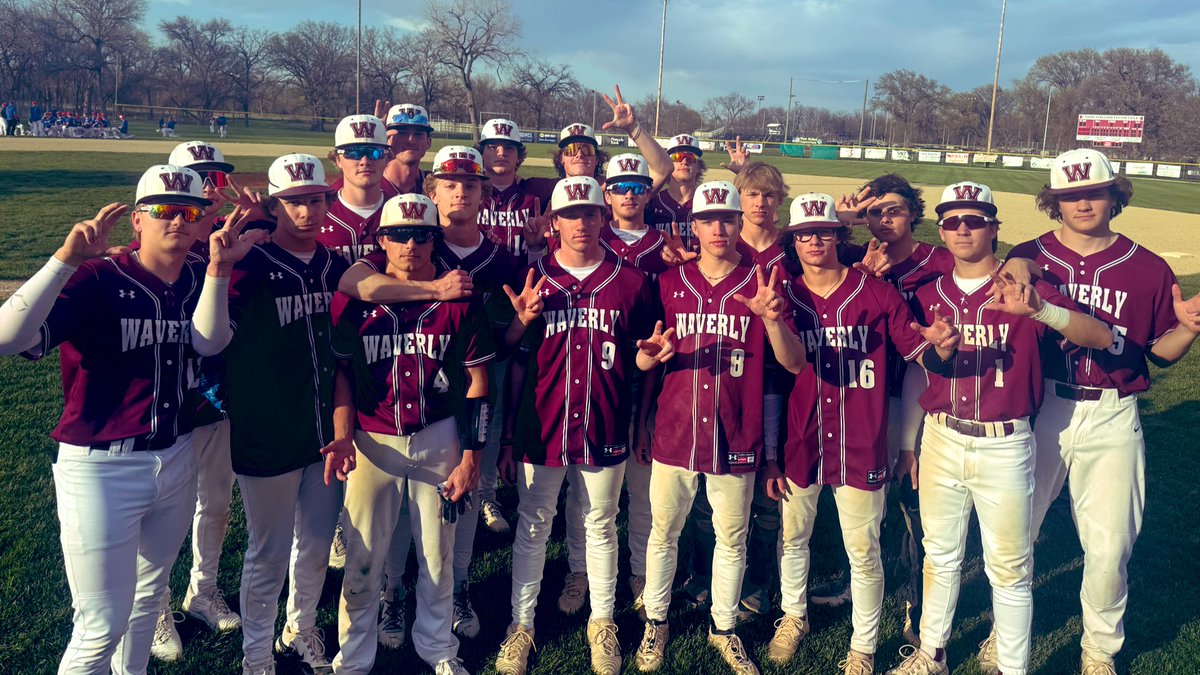 Waverly Vikings Baseball (@waverlybase_v) on Twitter photo Waverly 5
Crete 3
<a href="/CarsenMalcolm/">Carsen Malcolm</a> 2-3,RBI
<a href="/Zach_McElhose1/">Zach</a> 2-3, 2 RBI
<a href="/Twells1125/">Tyler Wells</a> 3-3 QAB
<a href="/KrogerJace/">Jace Kroger</a> 2-3 QAB
Codey Neinhueser (W): 3 ER, 1 K
<a href="/LoganChloupek10/">Logan Chloupek</a> 2 IP, 3 K
<a href="/bschieffer12/">brady schieffer</a> (S): 2 K
Proud of the grit during a tough 12-day stretch. Back to work tomorrow
#ACE #FAMILY Waverly 5
Crete 3
<a href="/CarsenMalcolm/">Carsen Malcolm</a> 2-3,RBI
<a href="/Zach_McElhose1/">Zach</a> 2-3, 2 RBI
<a href="/Twells1125/">Tyler Wells</a> 3-3 QAB
<a href="/KrogerJace/">Jace Kroger</a> 2-3 QAB
Codey Neinhueser (W): 3 ER, 1 K
<a href="/LoganChloupek10/">Logan Chloupek</a> 2 IP, 3 K
<a href="/bschieffer12/">brady schieffer</a> (S): 2 K
Proud of the grit during a tough 12-day stretch. Back to work tomorrow
#ACE #FAMILY