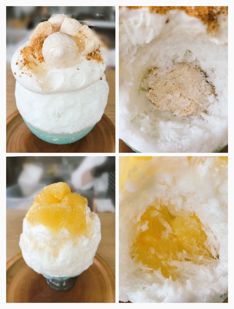 Xiaoyue_5555's tweet image. 周りを見渡して小中サイズに日和ってハーフ

【シトロンハーフ】

全然酸っぱくないじゃないか笑！酸っぱ期待してたのにちゃんとスイーツで甘かった😣とはいえとても美味しかったよ🍋

【美生柑ミニ】

モリモリ美生柑祭りで500円とは🙌バルサミコ的なはちみつに変更してくれてそれも◎

#かき氷 #CHAP