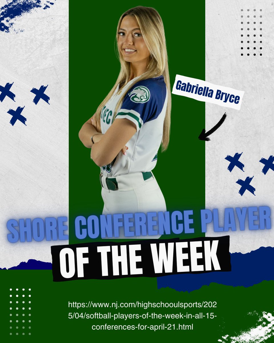 gbryce2026's tweet image. Happy to say I was chosen as Shore Conference Player of the Week!! 
@ColtsNeckSB @CNHSAthletics @ShoreConfSB @NJUnityMchale @S_McHale12 @UpstateSoftball @PACKUPSTATE