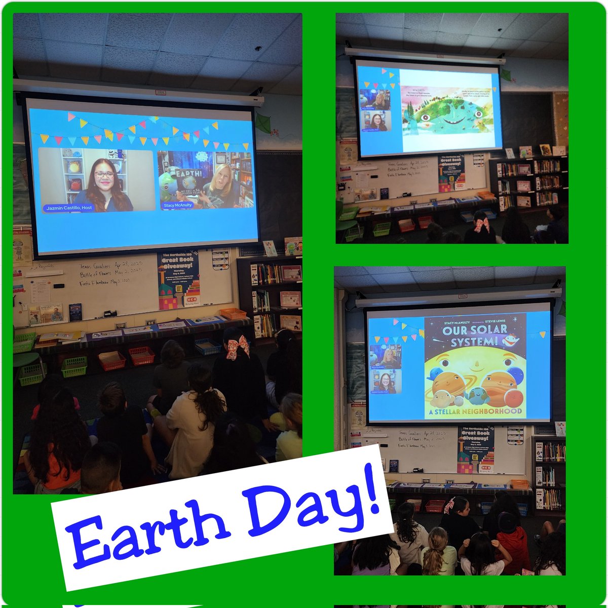 Elrod Library (San Antonio) (@eaglelibrary1) on Twitter photo Great live <a href="/BookBreak4Schls/">BookBreak School Author Talks</a> session today with author <a href="/stacymcanulty/">Stacy McAnulty</a> to celebrate Earth Day with her amazing book! #EarthDay <a href="/eaglelibrary1/">Elrod Library (San Antonio)</a> <a href="/NISDElrod/">Elrod ES</a> <a href="/NISDLib/">NISDLibraryServices</a> Great live <a href="/BookBreak4Schls/">BookBreak School Author Talks</a> session today with author <a href="/stacymcanulty/">Stacy McAnulty</a> to celebrate Earth Day with her amazing book! #EarthDay <a href="/eaglelibrary1/">Elrod Library (San Antonio)</a> <a href="/NISDElrod/">Elrod ES</a> <a href="/NISDLib/">NISDLibraryServices</a>