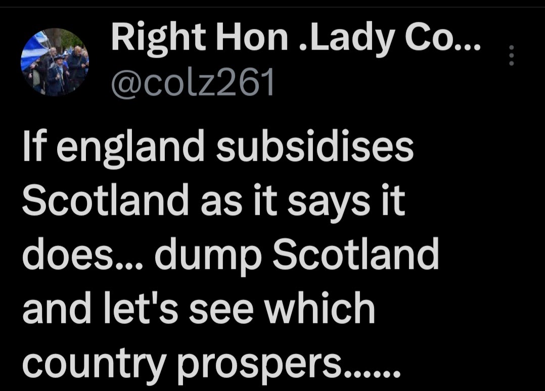 Old tweet of mine , worth stating again ✊️🏴󠁧󠁢󠁳󠁣󠁴󠁿