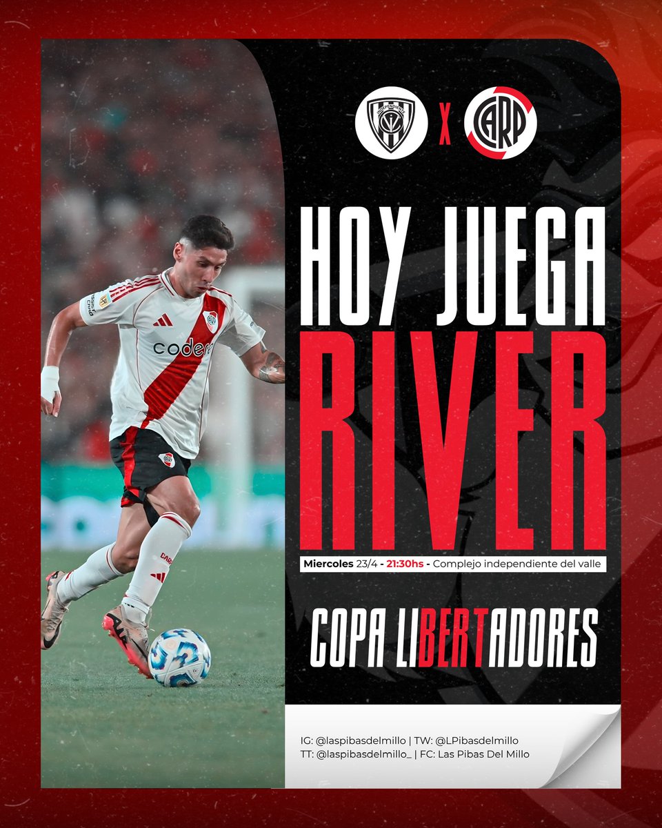 LPibasdelMillo's tweet photo. HOY JUEGA RIVER🤍❤️🐔 https://t.co/DTkIb4EEEo