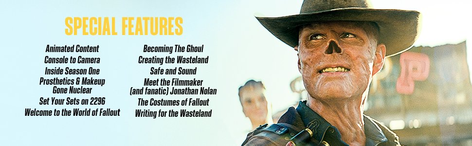 Take a look at the <a href="/falloutonprime/">FALLOUT⚡️</a> Blu-Ray steelbook collection 👀

Special features:
- Animated Content
- Inside Season One
- Prosthetics &amp; makeup gone nuclear
- Becoming the Ghoul
- The costumes of #Fallout

&amp; more!

 a.co/d/aKS8GMs <a href="/Fallout/">Fallout</a>