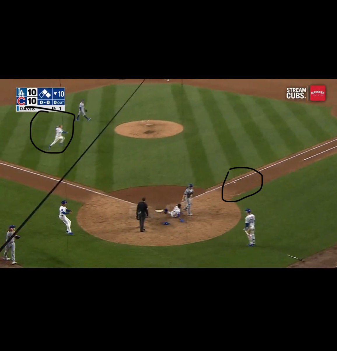 Bro the ball wasn’t even home yet and PCA was on the field😭😭