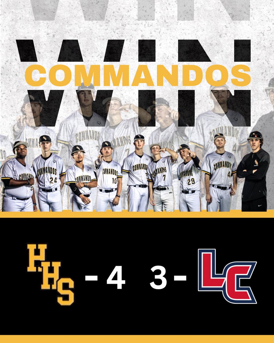 Commando Baseball (@hvillebaseball) on Twitter photo ⚾️ FINAL SENIOR NIGHT SCORE ⚾️
COMMANDOS - 4
Liberty Creek - 3
<a href="/carson_ander8/">Carson Anderson</a> W, 3IP, 6K. OR
<a href="/KadePomeroy/">Kade Pomeroy</a> 1-3, 2R
<a href="/Trentonwood64/">Trenton wood</a> GW R, RBI
<a href="/TylerM15_/">Tyler (T-Mac) McDonald</a> BB, RBI
#commandobaseball ⚾️ FINAL SENIOR NIGHT SCORE ⚾️
COMMANDOS - 4
Liberty Creek - 3
<a href="/carson_ander8/">Carson Anderson</a> W, 3IP, 6K. OR
<a href="/KadePomeroy/">Kade Pomeroy</a> 1-3, 2R
<a href="/Trentonwood64/">Trenton wood</a> GW R, RBI
<a href="/TylerM15_/">Tyler (T-Mac) McDonald</a> BB, RBI
#commandobaseball