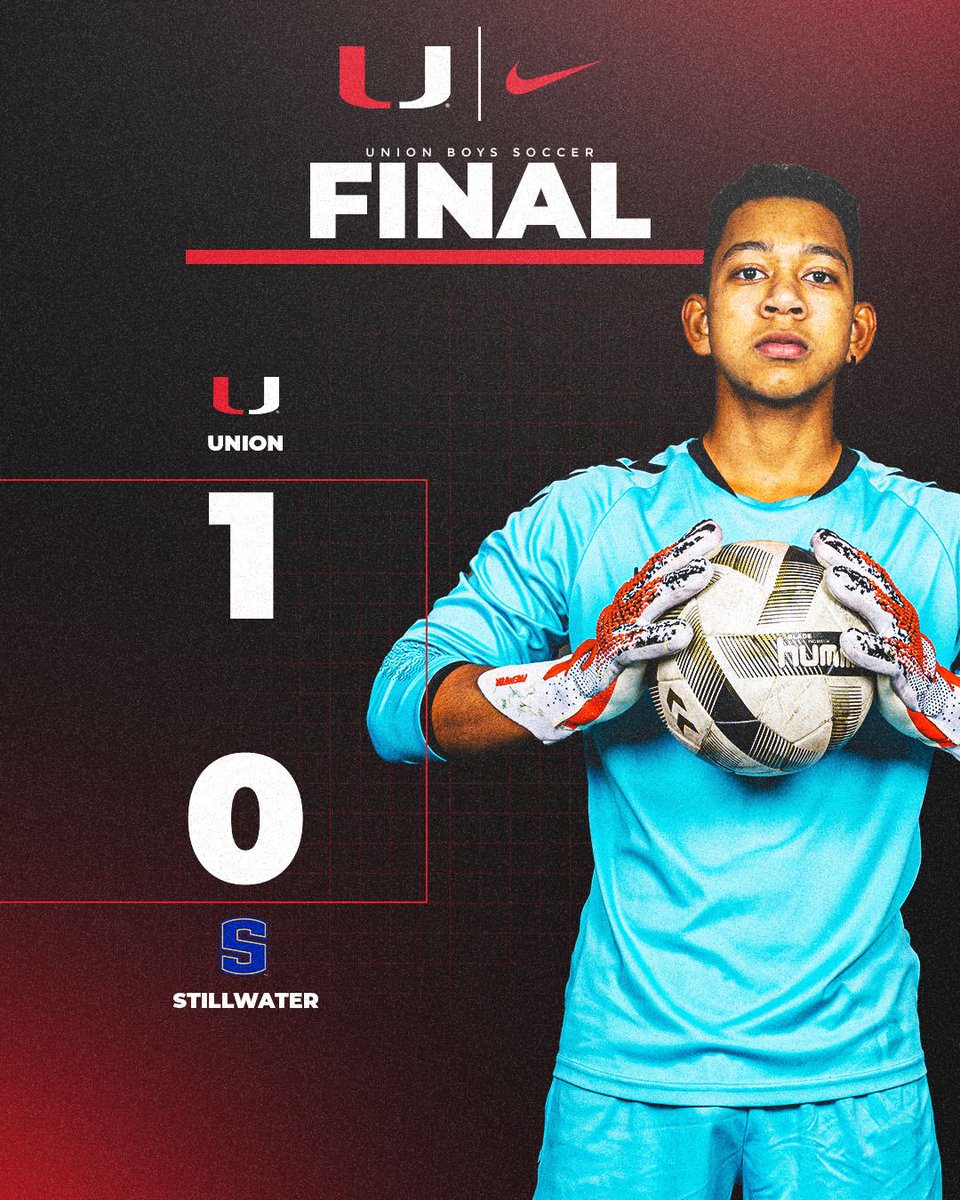 Union Athletics (@union_athletics) on Twitter photo Clutch performance from our Redhawks! Union Boys Soccer gets the dub in a tough showdown with Stillwater. Great job, fellas! πβ½ #UnionSoccer
<a href="/TheUFutbol/">Union Futbol</a> Clutch performance from our Redhawks! Union Boys Soccer gets the dub in a tough showdown with Stillwater. Great job, fellas! πβ½ #UnionSoccer
<a href="/TheUFutbol/">Union Futbol</a>