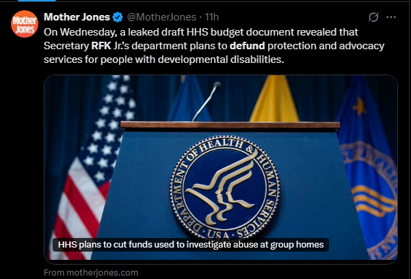 MeanPanduh's tweet photo. We're supposed to believe the same man who wants to get rid of the few protections disabled people currently have is tracking autistics through private data collection for THEIR benefit? 

"He just wants to find a cure" 🤡 https://t.co/MFuMcZUjiH