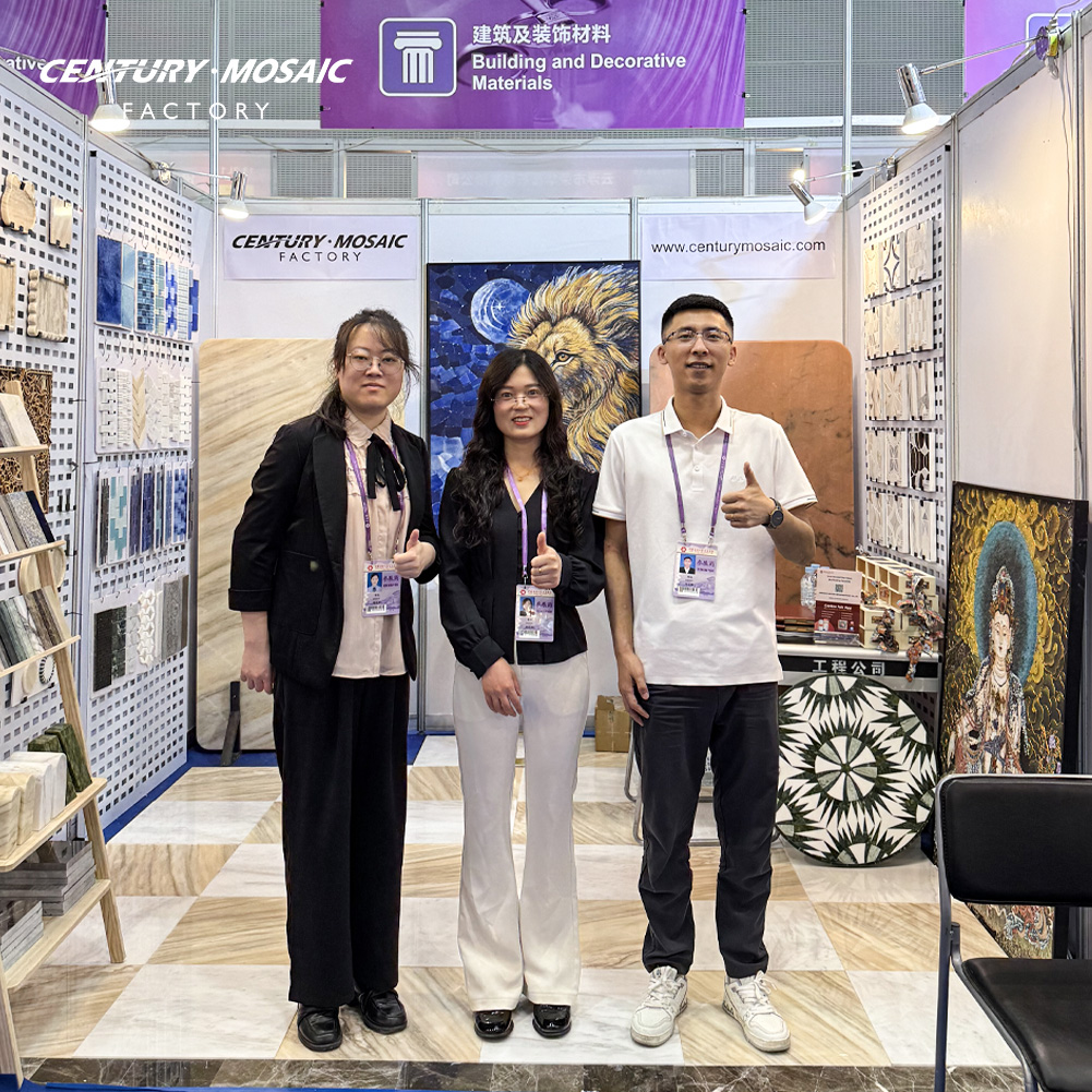 centurymosaic's tweet image. Century Mosaic is already at Canton Fair 2025！Head over to Booth #K31, L2, Hall 13 to explore a world of innovation, from breathtaking marble slab, tile to wonderful mosaic masterpieces!

See you at the China Import and Export Fair Complex, Guangzhou, April 23-27, 2025.
