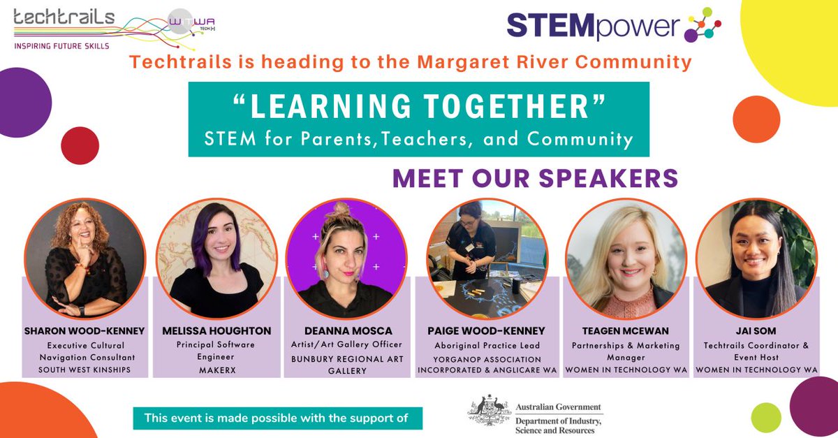 MakerX (@makerxau) on Twitter photo We’re thrilled to see <a href="/meliss_houghton/">Melissa Houghton</a> speaking on a panel in the beautiful South West to speak on a panel at the upcoming Techtrails STEM Community Event: “Learning Together” in the Margaret River!
Melissa will be joining a powerhouse lineup of #STEM leaders from cultural We’re thrilled to see <a href="/meliss_houghton/">Melissa Houghton</a> speaking on a panel in the beautiful South West to speak on a panel at the upcoming Techtrails STEM Community Event: “Learning Together” in the Margaret River!
Melissa will be joining a powerhouse lineup of #STEM leaders from cultural