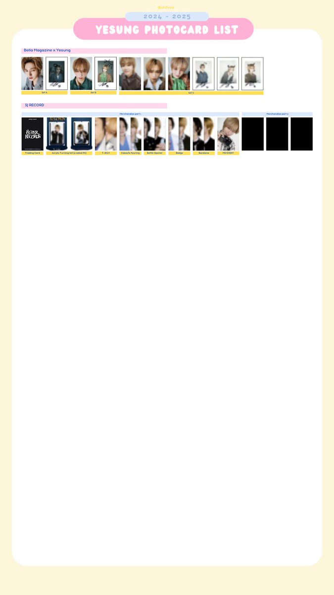 YESUNG [2024–2025 Photocard Template]

Feel free to reach out if there's anything wrong, anything you'd like to add, or if you have a higher-quality photo!