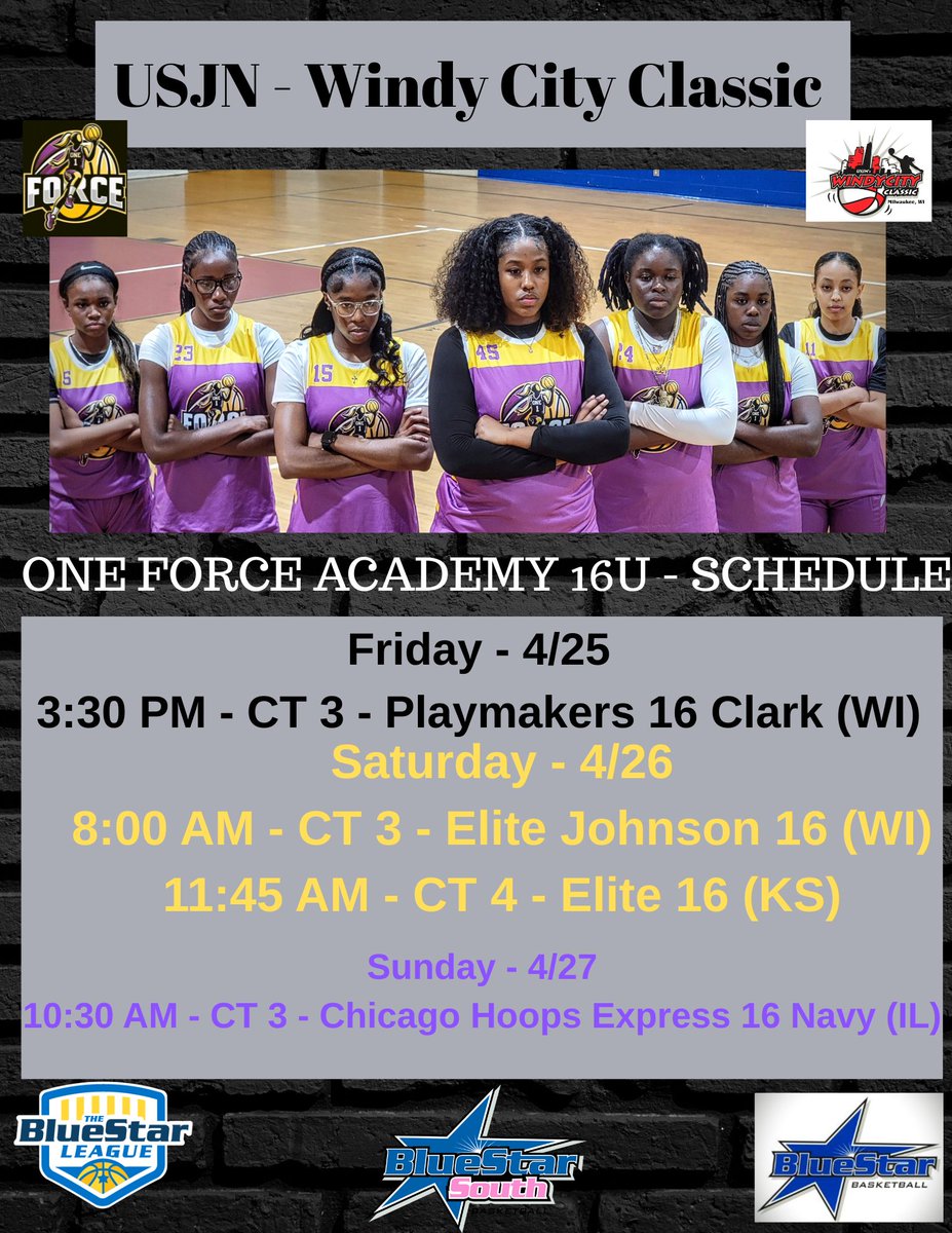CGHRMedia (@cghrmedia) on Twitter photo π #CGHRMedia
#WindyCityClassic
π - Milwaukee, WI
π - April 25-27
<a href="/NCAA/">NCAA</a> Live Period
<a href="/USJN/">USJN</a> Windy City Classic
( 20th Annual)
College Coaches come and check us out....
<a href="/BadgerWBB/">Wisconsin Womenβs Basketball</a> <a href="/MKE_WBB/">Milwaukee Women's Basketball</a> <a href="/MarquetteWBB/">Marquette WBB</a> <a href="/cconsuegra/">Cara Consuegra</a> <a href="/CoachDCLT/">Coach Deonta</a> <a href="/GopherWBB/">Minnesota Women's Basketball</a> <a href="/Detroit_WBB/">Detroit Mercy WBB</a> <a href="/CSU_WBasketball/">Cleveland State Women's Basketball</a> π #CGHRMedia
#WindyCityClassic
π - Milwaukee, WI
π - April 25-27
<a href="/NCAA/">NCAA</a> Live Period
<a href="/USJN/">USJN</a> Windy City Classic
( 20th Annual)
College Coaches come and check us out....
<a href="/BadgerWBB/">Wisconsin Womenβs Basketball</a> <a href="/MKE_WBB/">Milwaukee Women's Basketball</a> <a href="/MarquetteWBB/">Marquette WBB</a> <a href="/cconsuegra/">Cara Consuegra</a> <a href="/CoachDCLT/">Coach Deonta</a> <a href="/GopherWBB/">Minnesota Women's Basketball</a> <a href="/Detroit_WBB/">Detroit Mercy WBB</a> <a href="/CSU_WBasketball/">Cleveland State Women's Basketball</a>