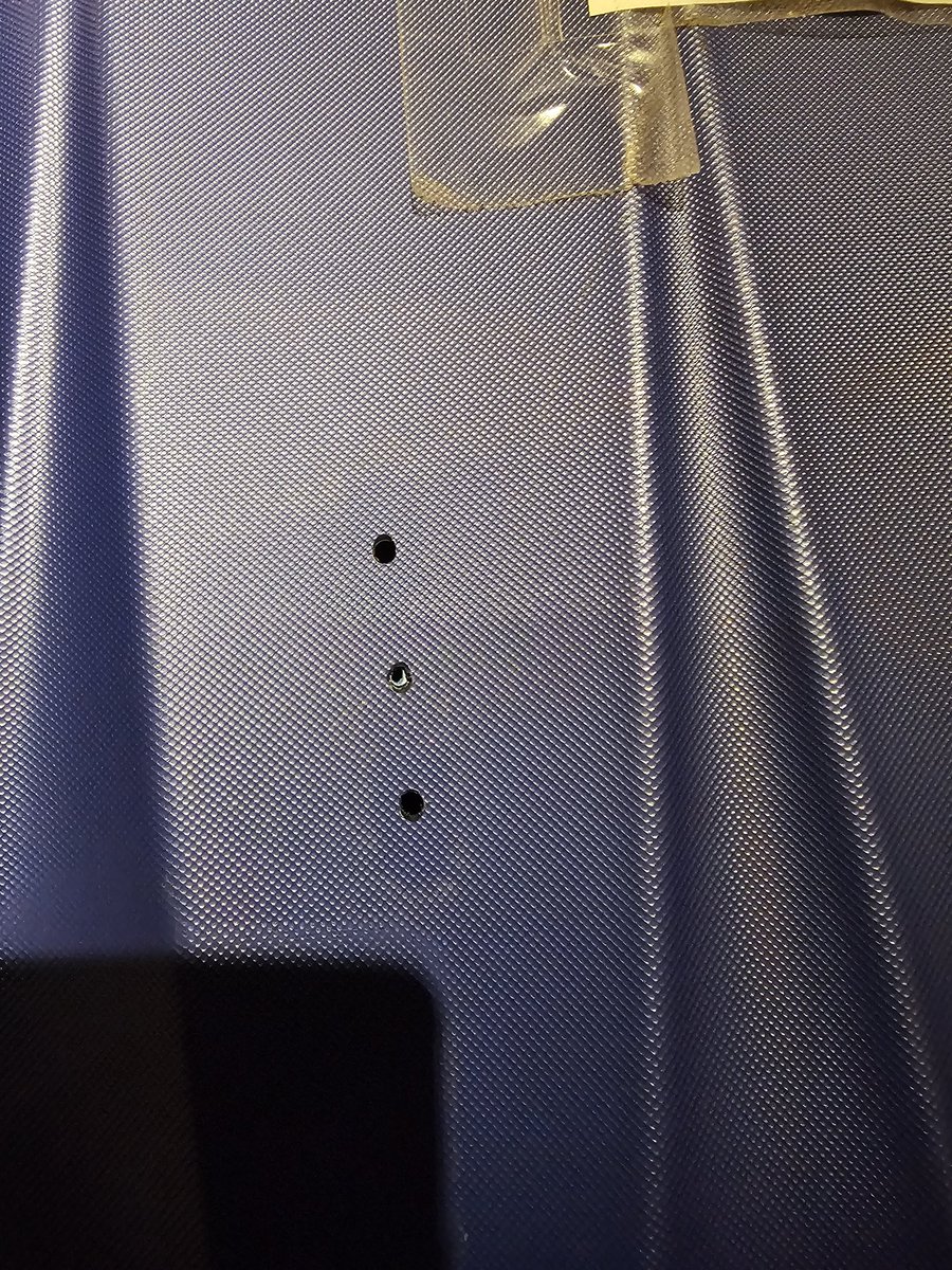 pranabpai77's tweet photo. @JetstarAirways Furious about the state of my luggage after flight JQ116 from Perth to Bali on 16 Apr. Checked in my luggage, only to find 3 holes punched in it upon arrival. mishandled and damaged by jetstar. This is unacceptable! Care to explain and provide a resolution? https://t.co/Bg0B32tAWz