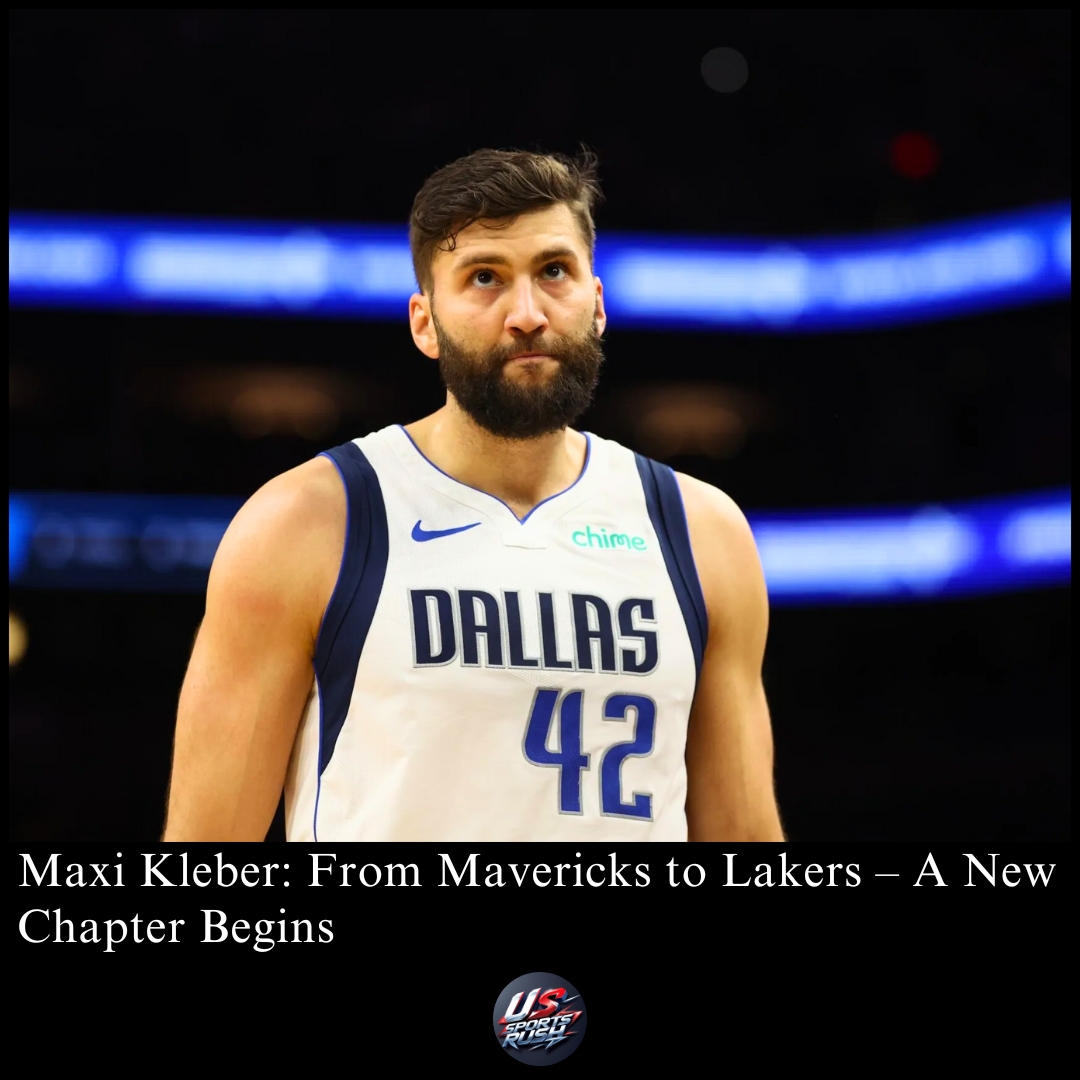 USSportsRush's tweet photo. Maxi Kleber embarks on a new journey with the Lakers after a mid-season trade from the Mavericks. Can his playoff experience and versatility elevate LA's championship hopes? 
👉 Link in bio to read more!
#NBAPlayoffs #MaxiKleber #Lakers #Mavericks  #BasketballJourney #NBAUpdates https://t.co/1Xi0q7ppD5