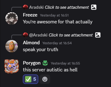 YapDM Struggles tweet media