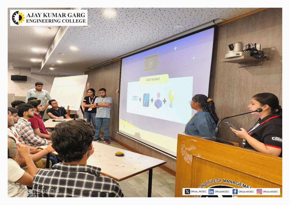 Official_AKGEC's tweet image. AKGEC’s ECE Department hosted “Intellect Quest–Brain Marathon” on 15th April 2025, enhancing tech knowledge with spirited participation, IEEE coordination, cash prizes, certificates, and inspiring mentorship. #TechQuiz #AKGEC