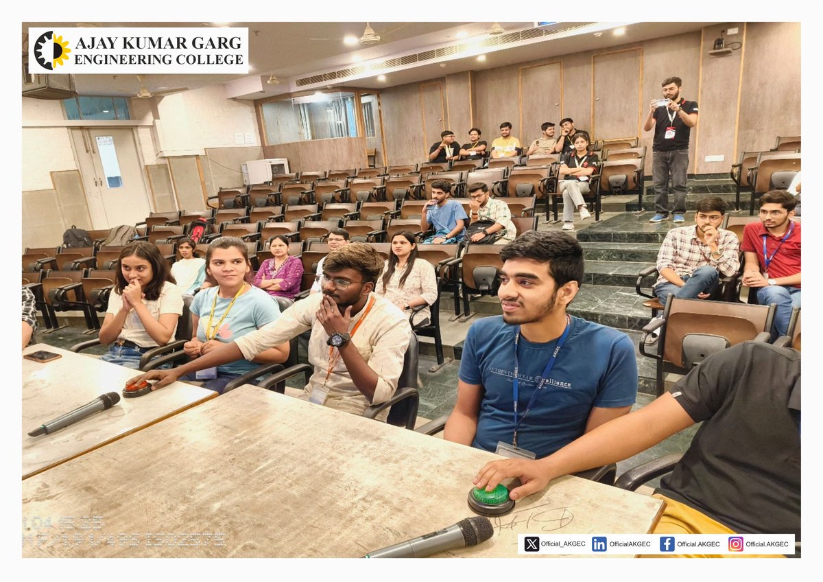 Official_AKGEC's tweet image. AKGEC’s ECE Department hosted “Intellect Quest–Brain Marathon” on 15th April 2025, enhancing tech knowledge with spirited participation, IEEE coordination, cash prizes, certificates, and inspiring mentorship. #TechQuiz #AKGEC