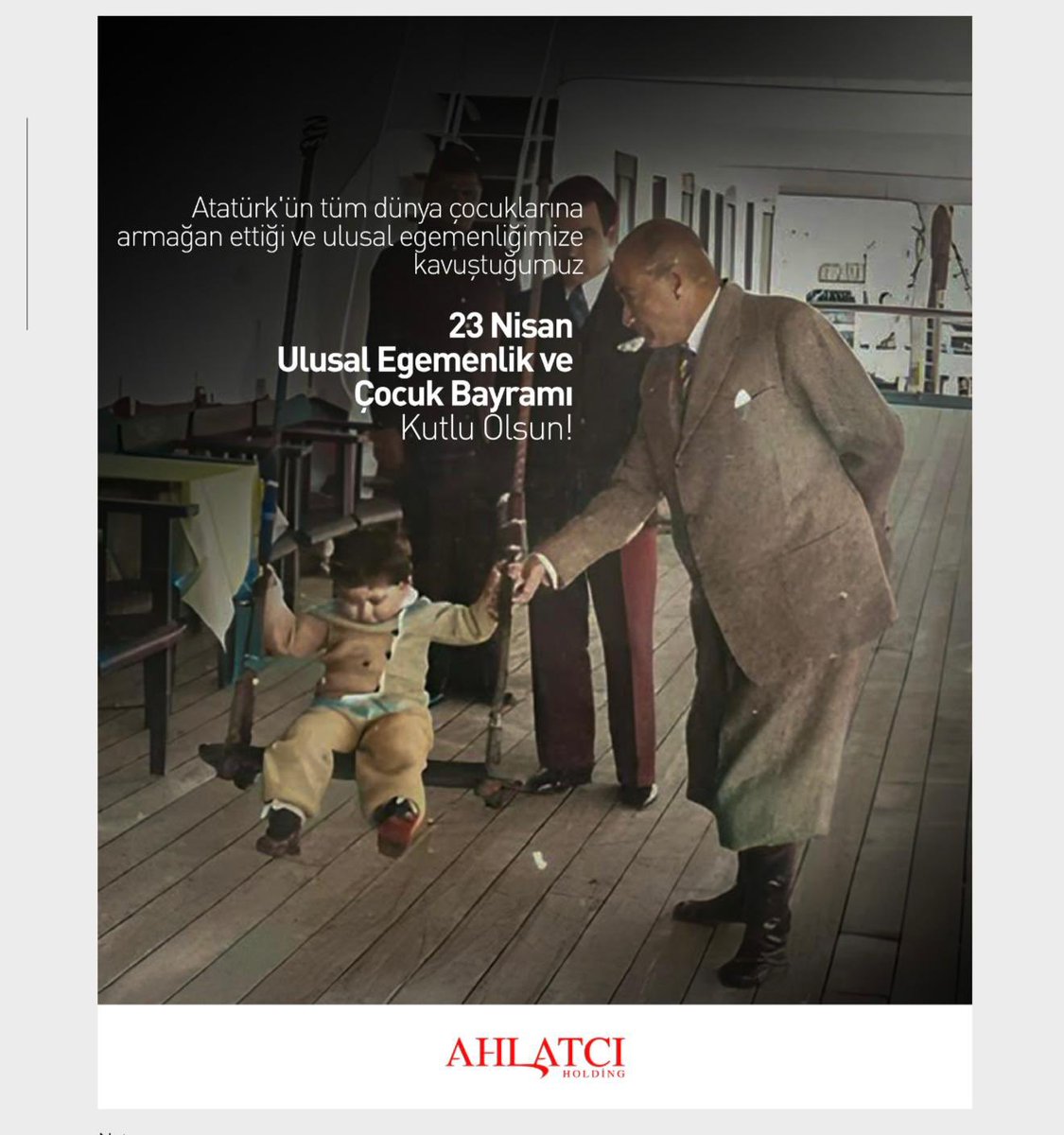 23 Nisan Ulusal Egemenlik ve Çocuk Bayramımız Kutlu Olsun 

Türkiye Büyük Millet Meclisimizin açılışının 105. yıl dönümünü ve umut dolu geleceğimiz olan tüm çocuklarımızın 23 Nisan Ulusal Egemenlik ve Çocuk Bayramı’nı kutluyor; Gazi Mustafa Kemal Atatürk başta olmak üzere tüm