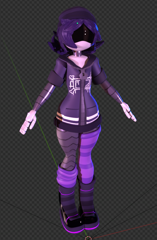 Cxzmoooo's tweet image. Uzi Day 2 Electric Boogaloo  #mdtwt #ocart #3dcg #b3d