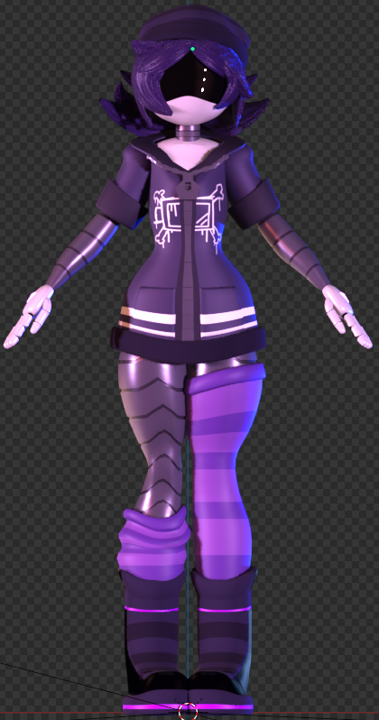 Cxzmoooo's tweet image. Uzi Day 2 Electric Boogaloo  #mdtwt #ocart #3dcg #b3d