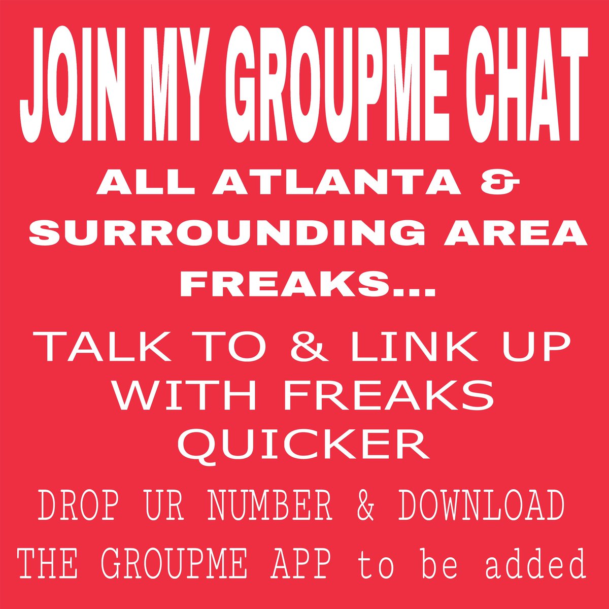 Join my Freak Party News on GroupMe.
