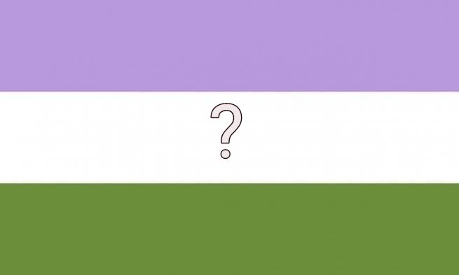 Me &amp; my flag

La verdad "verdareda" no se si soy genderqueer pero no tengo ningun drama con que usen el o ella conmigo😷