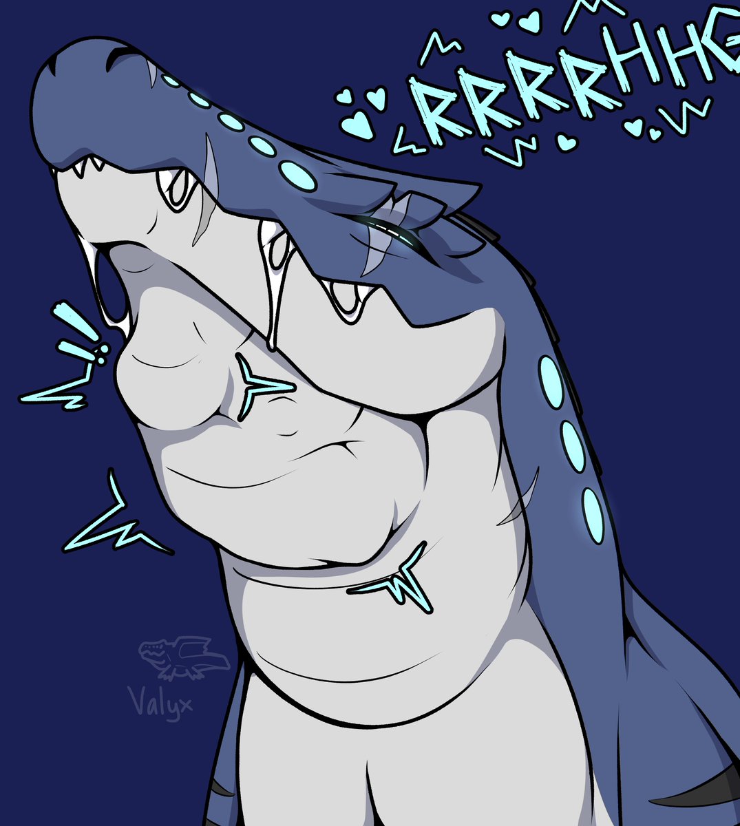 Some people were asking for me to demonstrate how easily I can fit a person into my throat pouch, so here you all go!