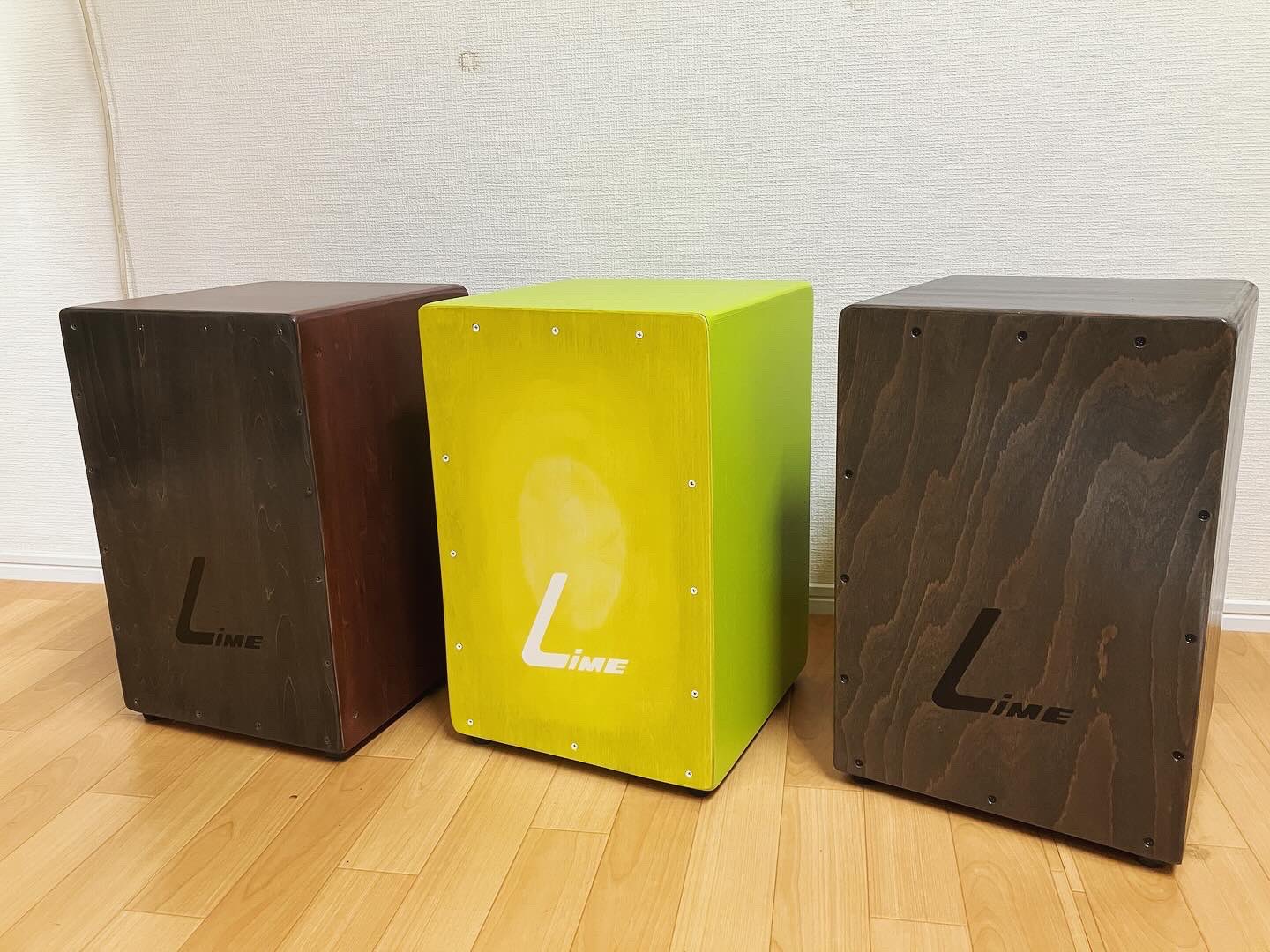 LiME Cajon スナップ カホン [Blue walnut / walnut] 【現物写真