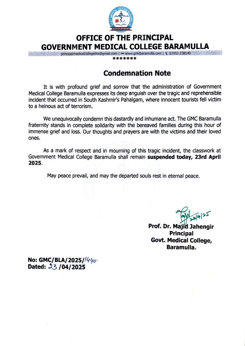 GMC Baramulla (@principalgmcbla) on Twitter photo 