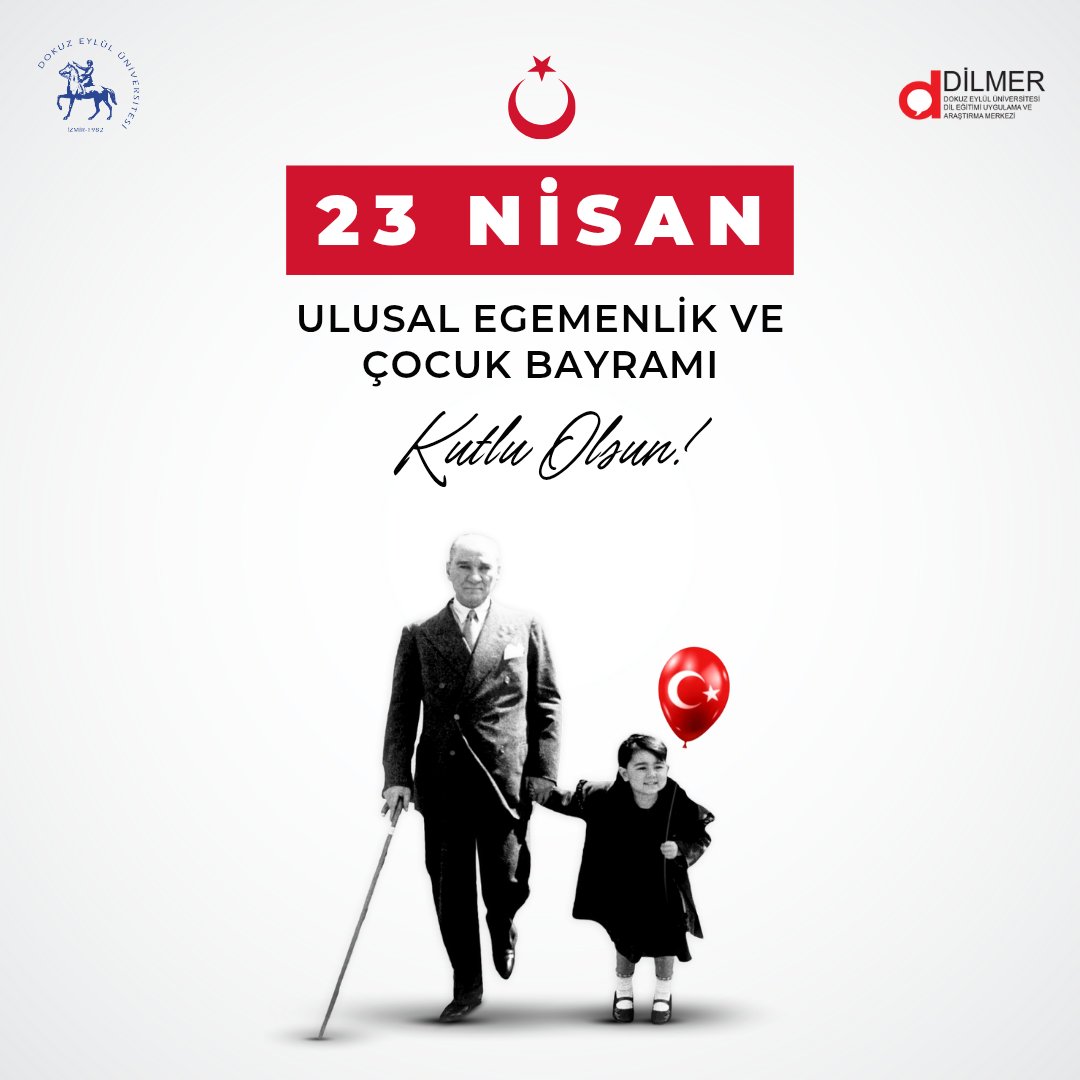23 Nisan Ulusal Egemenlik ve Çocuk Bayramı kutlu olsun!