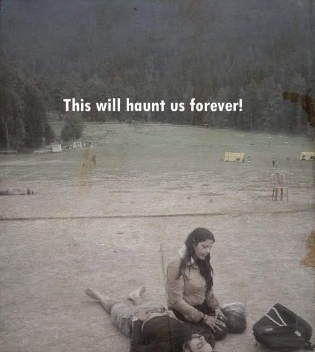 He was asked his name....and then shot at..point blank!!
The couple was recently married and was on honeymoon!
Pahalgam! Painful💔