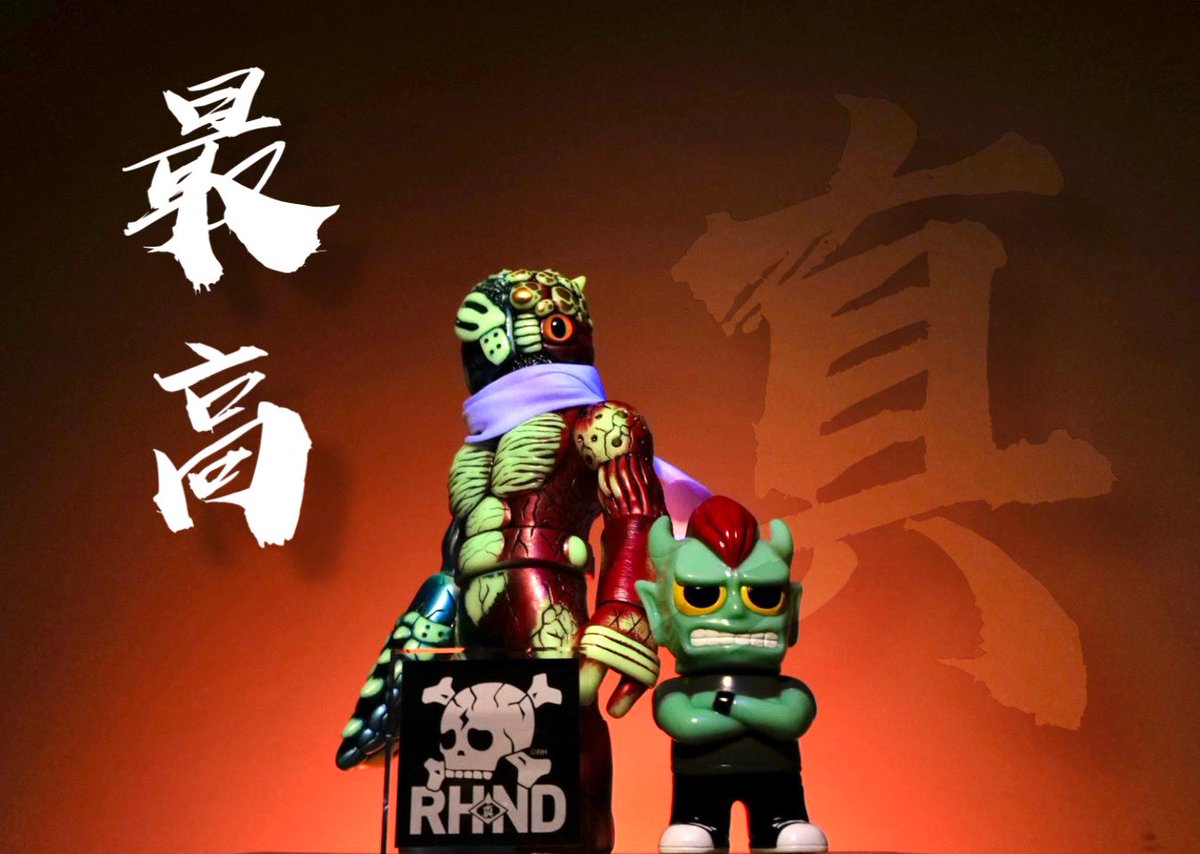 •
🏯 最高 ~ 真頭不滅 🏯
•
•
•
#realhead
•
•
•
#真頭不滅 #真頭玩具 #リアルヘッド #realhead #realxhead #rxh #designer #designertoys #sofubi #softvinyl #電光石火