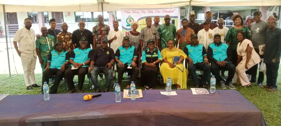 Intra Party Advisory council (IPAC) meeting with the Lagos State Independent Electoral Commission (LASIEC) in preparation for the local government's election.