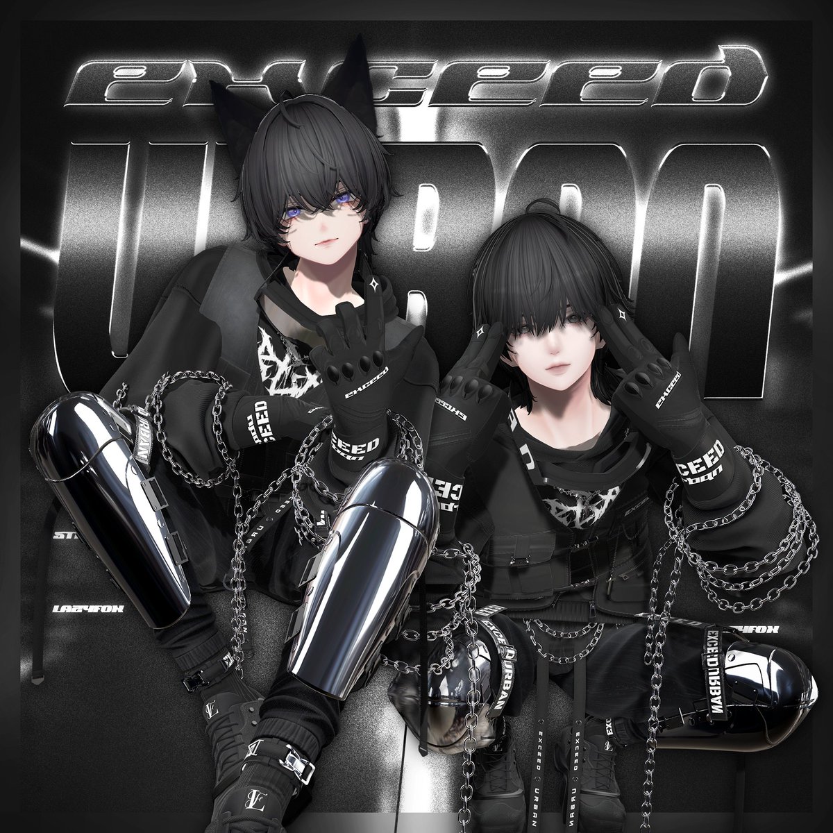 LAZYFOX_BOOTH's tweet image. 🌟こんにちは!LAZY FOXです🌟
ついにお待たせしました、EXCEEDシリーズ第1弾のアパレル「URBAN」がリリースされました🖤
🗓️割引は5月5日まで開催中、お見逃しなく!
🎁RT+フォローイベント🎁
アカウントをフォロー&この投稿をRTで、
抽選で4月30日に5名様へ
✨EXCEED URBAN…