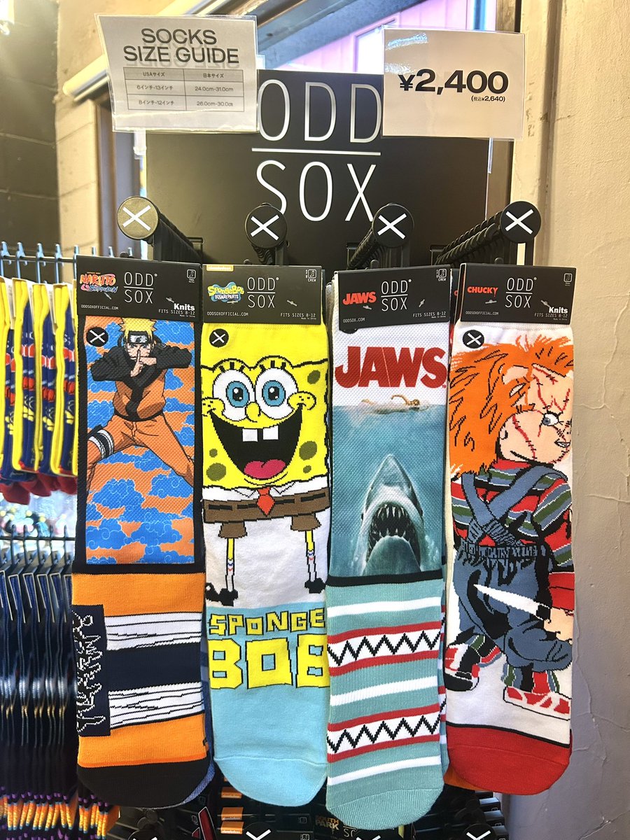 WEGO_kyoto's tweet photo. 🍒ྀི WEGO 京都店🍒ྀི

ODD SOX 入荷𖤐 ̖́-
￥2.400(＋ Tax)

OPEN 11:00   CLOSE 21:00

アプリ新規会員登録で10%offクーポンプレゼント🎁

 #WEGO  #ウィゴー  #WEGO京都店  #京都  #ソックス  #ODDSOX  #sox https://t.co/AzIL4NMAfP
