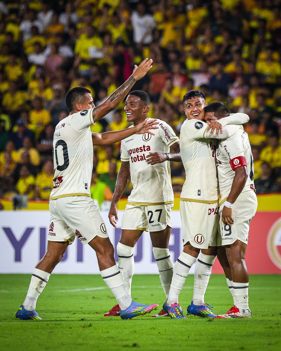 Universitario (@universitario) on Twitter photo ยก๐ฆ๐ข๐ ๐ข๐ฆ ๐๐๐ฆ๐ง๐ข๐ฅ๐๐! ๐ฅ
โ
Triunfo en Ecuador por <a href="/Libertadores/">CONMEBOL Libertadores</a> despuรฉs de 55 aรฑos.
โ
Triunfo sobre Barcelona SC en Guayaquil despuรฉs de 75 aรฑos.
โ
Primer triunfo oficial de visita en nuestra historia sobre Barcelona SC.
โ
Triunfo de visitante por fase de grupos ยก๐ฆ๐ข๐ ๐ข๐ฆ ๐๐๐ฆ๐ง๐ข๐ฅ๐๐! ๐ฅ
โ
Triunfo en Ecuador por <a href="/Libertadores/">CONMEBOL Libertadores</a> despuรฉs de 55 aรฑos.
โ
Triunfo sobre Barcelona SC en Guayaquil despuรฉs de 75 aรฑos.
โ
Primer triunfo oficial de visita en nuestra historia sobre Barcelona SC.
โ
Triunfo de visitante por fase de grupos
