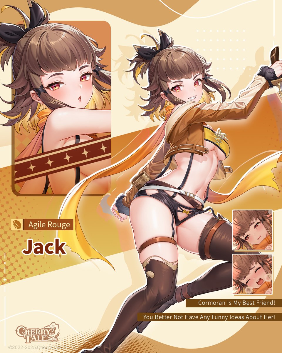 CherryTaleEN's tweet photo. There, she was defeated by the mage "Cormoran," who lived inside. Unexpectedly, she became Cormoran's first friend!?  
Under the influence of this friendship, Jack gradually began to change.  
#cherrytale #EROLABS https://t.co/bDYnsHXxMs