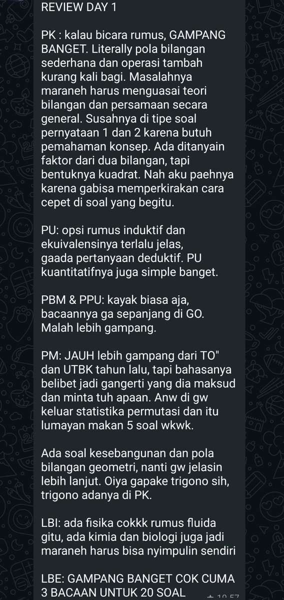 rosiescoups's tweet photo. @sbmptnfess ini aku dapet reviewnya dr grup belajar utbk gitu ya https://t.co/KSd8bQApNI