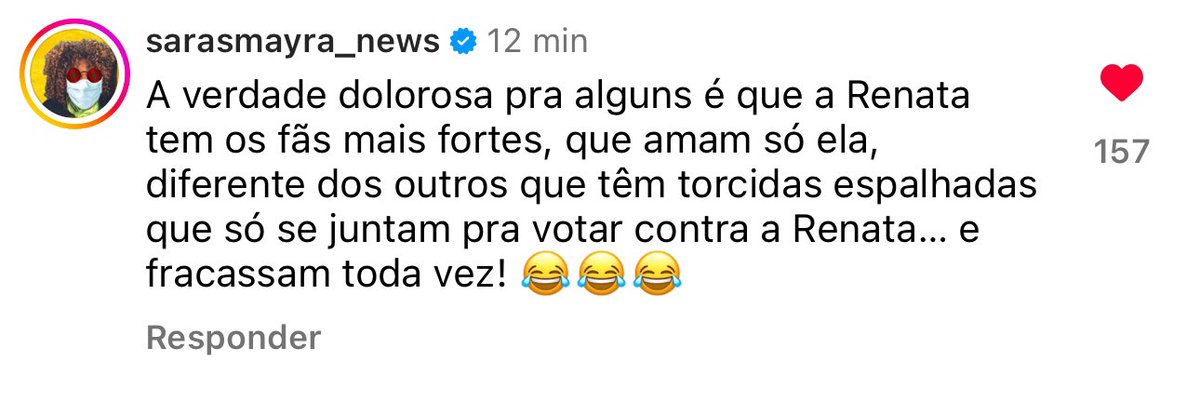 O MELHOR COMENTÁRIO HAHAH
