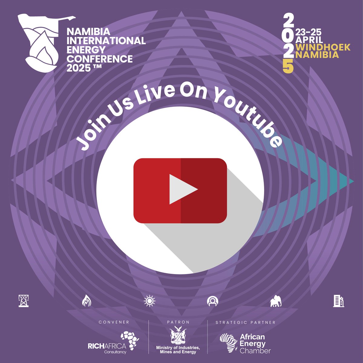 NIEConference's tweet image. #NIEC2025 is here!

Don’t miss your chance to connect with government decision makers, investors, industry leaders, and the business community from around the world. 

If you're not in Namibia, you can join on YouTube via this link: bit.ly/3YKJLei

#LeadingTheWay