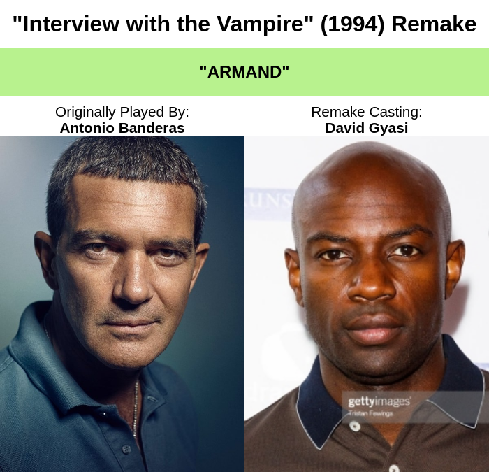 BreakingCasting's tweet image. #BreakingNews Intrepid Pictures has announced a 2028 remake of the horror/drama film "Interview with the Vampire" (1994) starring Brad Womack as "Lestat," Rob Lowe as "Louis," David Gyasi as "Armand," and Paul Reiser as "Malloy."

#movies #film