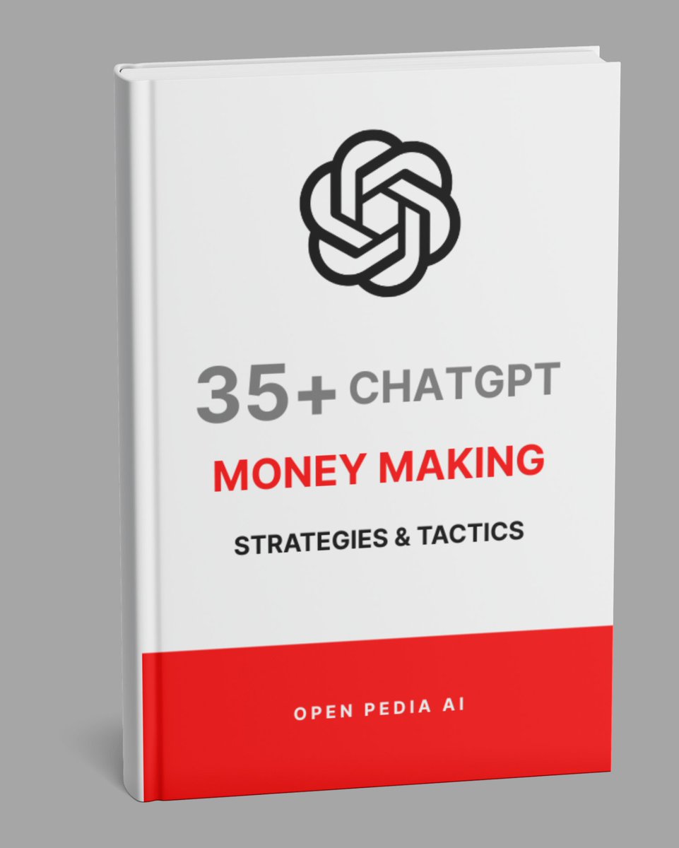 ChatGPT Money Making Free Strategies &amp; Tactics💸

35+ Ways to Make Money with ChatGPT

Like + Repost and reply " Money " and I'll send you the in-depth guide for FREE.

Must follow me to receive DM. FREE for 24 hours.
