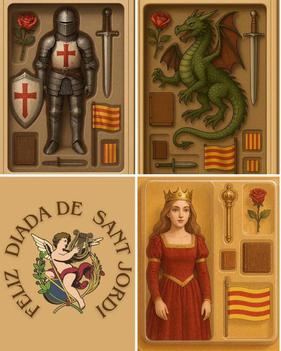 Que hoy no falten libros, rosas… ¡y buena música! 

Feliz diada de Sant Jordi! 🌹