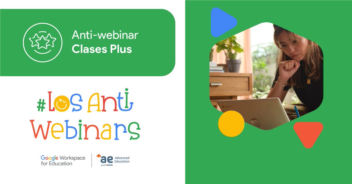 ¿Vuelta de vacaciones con energía?
Hola a las 16:30 vuelve el 🔥
🎙️ ANTI-WEBINAR: Clases Plus con <a href="/Charlyexposito1/">Charly Expósito</a> 
✅ IA para planificar, corregir y personalizar
💥 Cero teoría. 100% práctica

🔗 Apúntate aquí: grupo-ae.com/los-anti-webin…
#AntiWebinar #GoogleForEducation