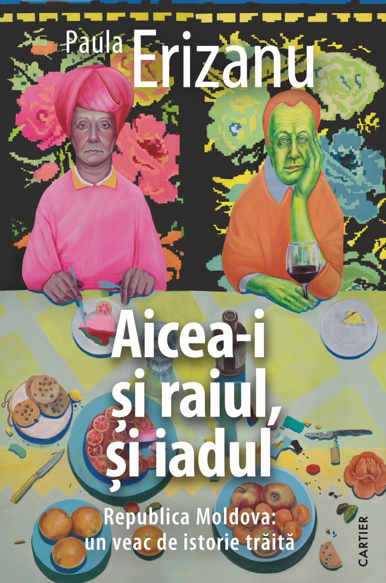 My greatgrandma lived in one village but four countries. I wrote her story, as well as other Moldovans’ tales, from the Jewish pogroms to the full scale invasion of Ukraine, in my new book “It’s Both Heaven and Hell Here”.

The cover depicts the parents of artist Natasha Lelenco