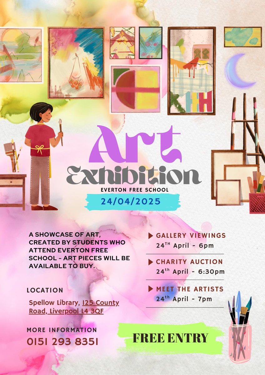 Our staff &amp; students are excited to showcase their amazing pieces of art tomorrow evening! Come along and see it for yourself. #NothingButTheBest 🎨